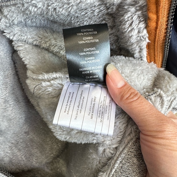 OXYGEN Women's Quilted Navy and Gray Transitional Jacket Size Small - Picture 8 of 8